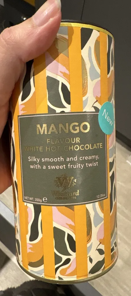 Mango Flavour White Hot Chocolate