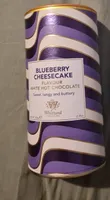 Blueberry cheesecake flavour White hot chocolate
