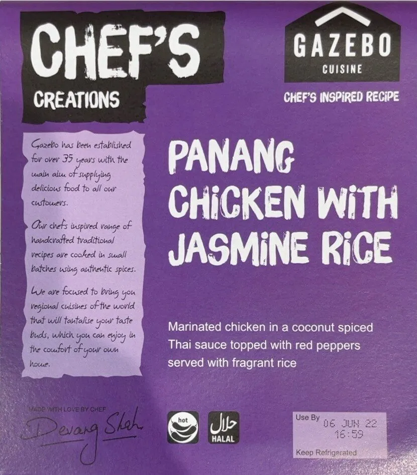 Panang Chicken with Jasmine Rice
