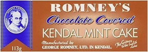 Romneys Chocolate Covered Kendal Mint Cake 113 G (pack of )