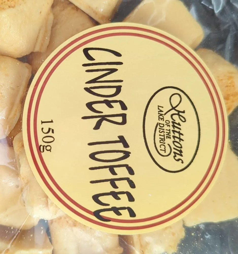 Irregular shaped pieces of Honeycombed Toffee