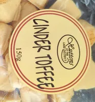 Irregular shaped pieces of Honeycombed Toffee
