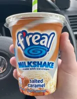 Salted caramel milkshake