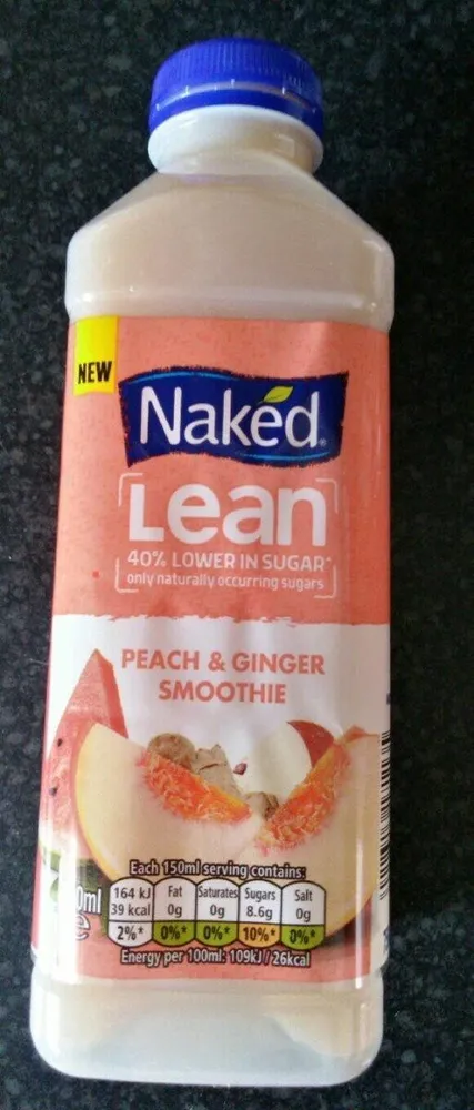 Naked Peach & Ginger Smoothie