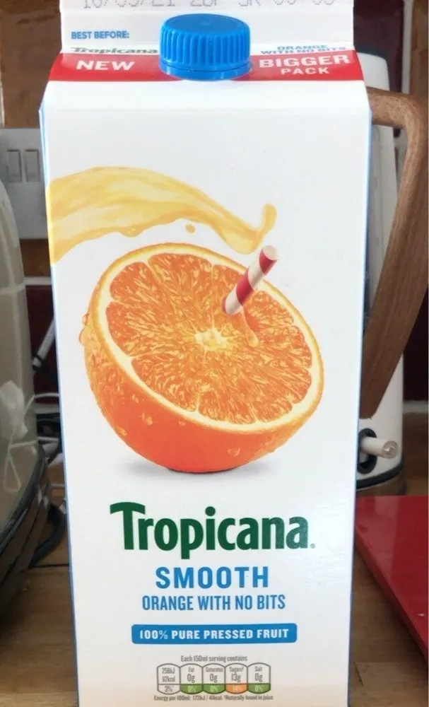 Tropicana Smooth Orange with no bits