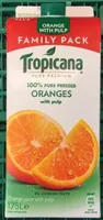 Jus d'Orange avec Pulpe 100% pressée Pur Jus