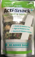 Fruits, Noix & Soja - Power Pack 250G - Acti-snack