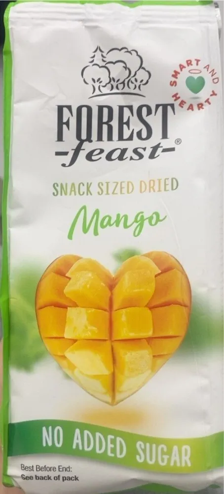 Snack seuzed dried mango