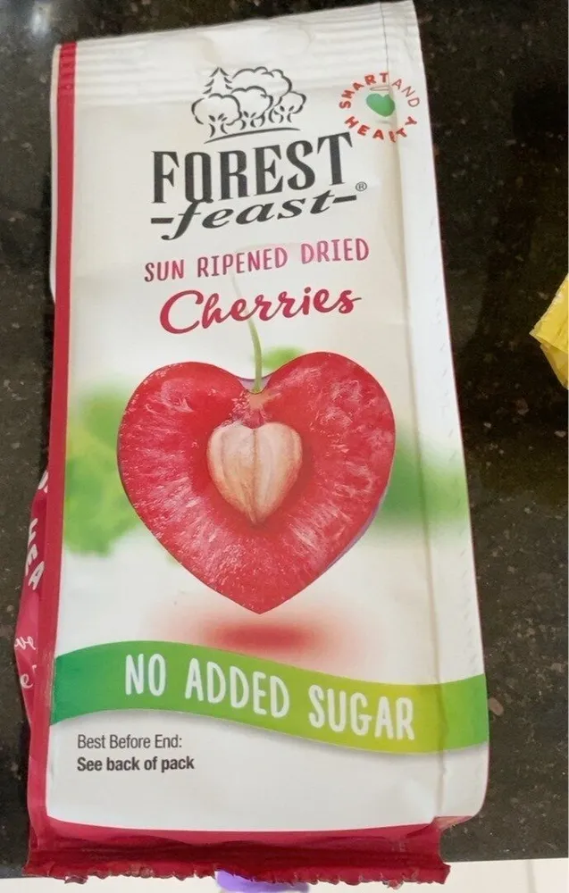 Sun ripened dried cherries