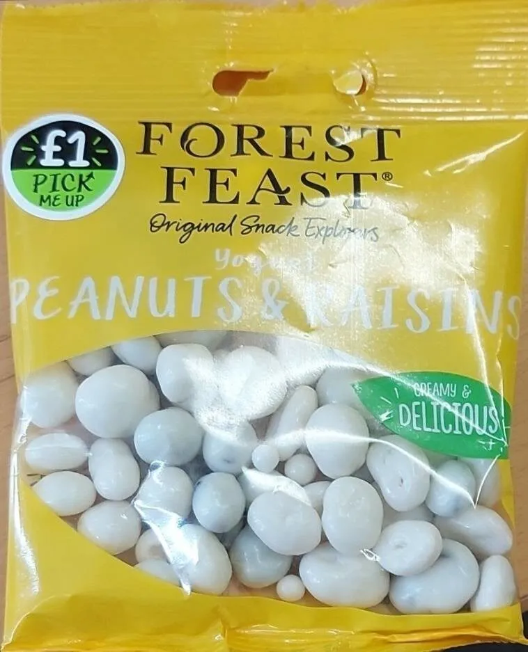 Yoghurt Peanuts and Raisins