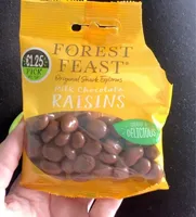 Milk chocolare raisins