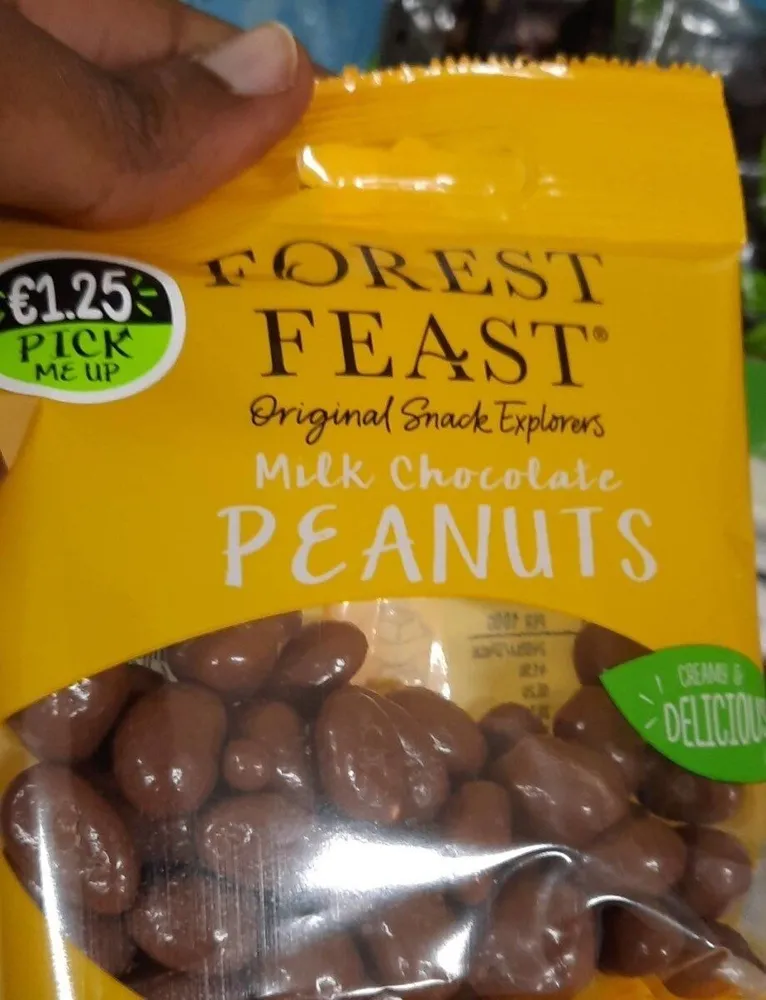 Milk chocolate peanuts