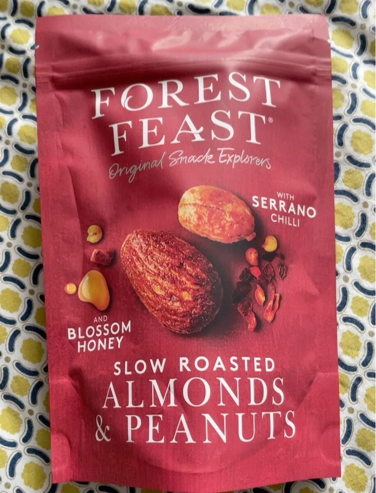 Slow Roasted Almonds & Peanuts with Serrano Chilli