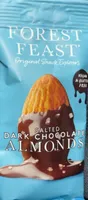 Salted dark chocolate almonds