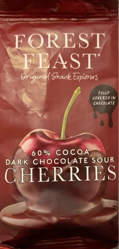 Dark chocolate sour cherries