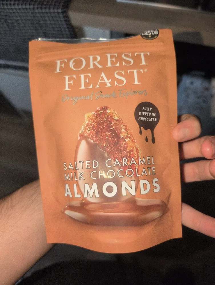 Salted caramel milk chocolate almonds