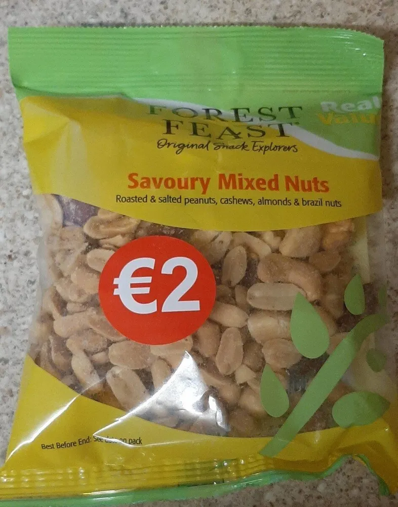 Savoury mixed nuts