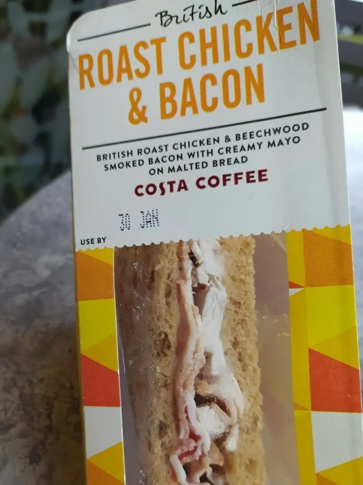Roast chicken and bacon sandwich1