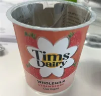 Wholemilk Strawberry Live Yoghurt