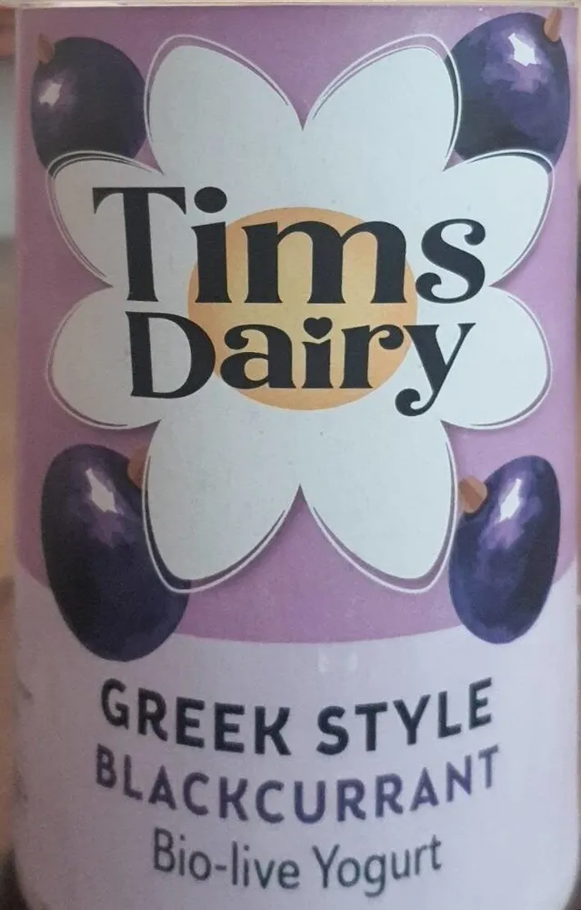 Greek style blackcurrant bio live yogurt