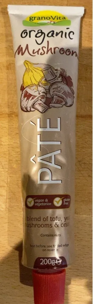 Organic mushroom pâté