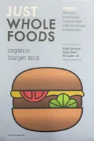 Organic burger mix