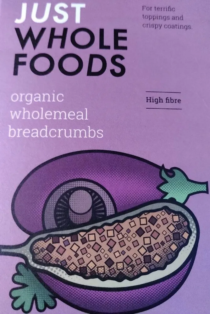 Organic wholemeal breadcrumbs