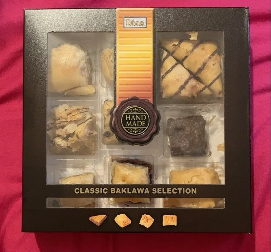 Classic baklawa selection