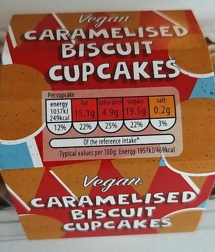 Vegan Caramelised Biscuit cupcakes