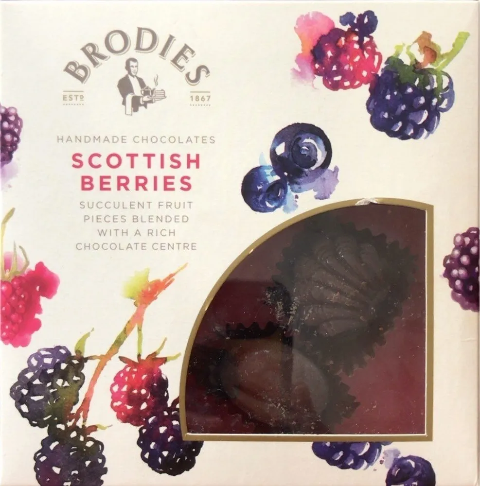Scottish berries handmade chocolates