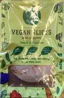 Vegan slices with peppers