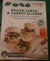 Spiced Lentil & Carrot Sliders