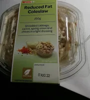 Reduced fat coleslaw