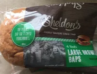 4 Soft Large Brown Baps