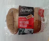 Sliced hot dog rolls
