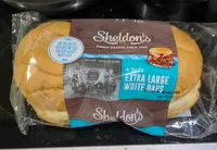 Extra large white baps