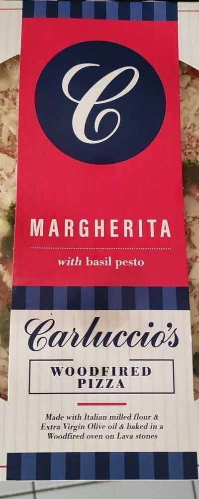 Margherita with basil pesto