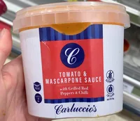 Tomato and mascarpone cheese sauce