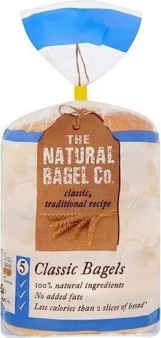 Natural Bagel Co. Classic Bagels 5 x (425g)