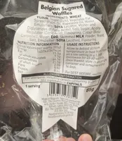 Belgian sugared waffles