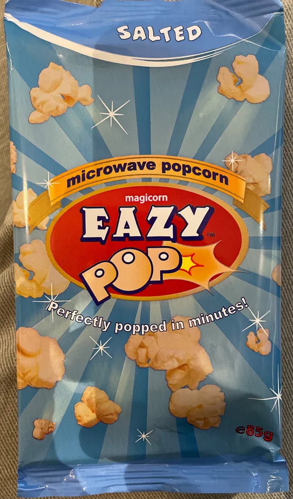 Salted Microwave Popcorn