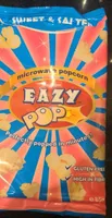 EazyPop Microwave Popcorn Sweet and Salted Flavour