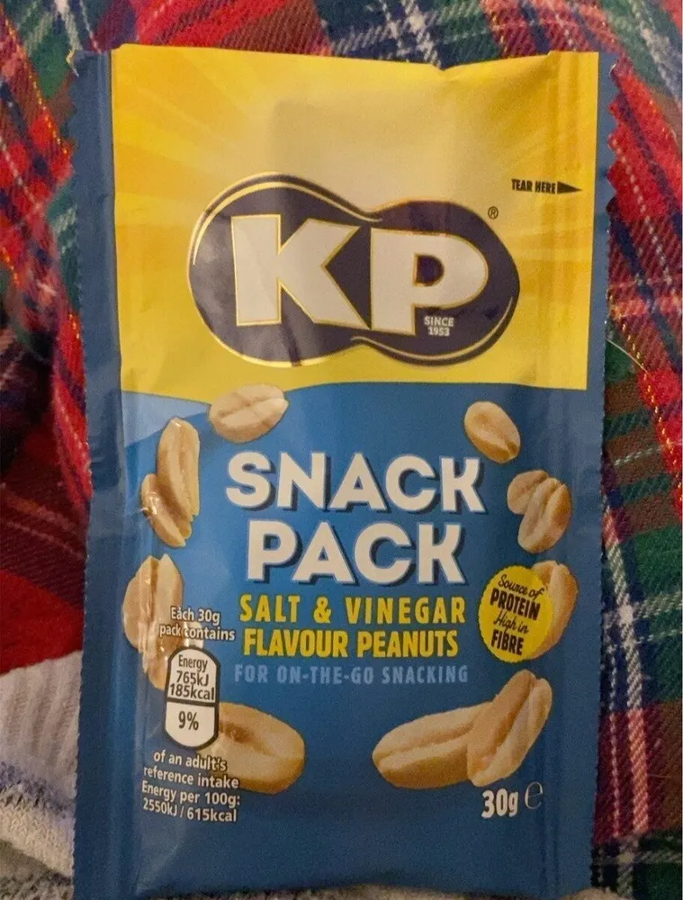 Salt and Vinegar flavour peanuts