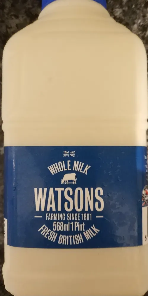 Fresh Whole British Milk