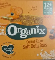 Organix carrot cake oats bars