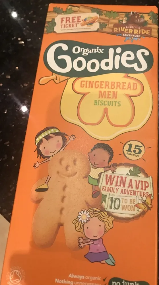 Gingerbread men biscuits
