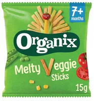Organix 7+M Melty Veggie Groentesticks
