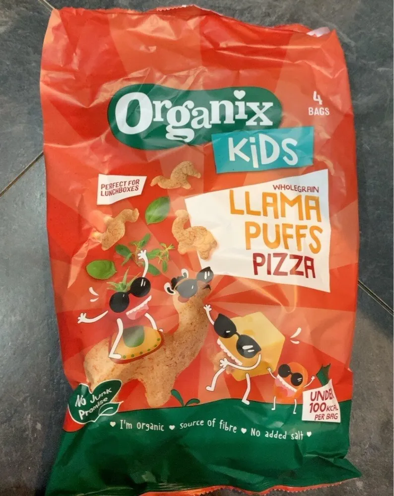 Llama puff pizza