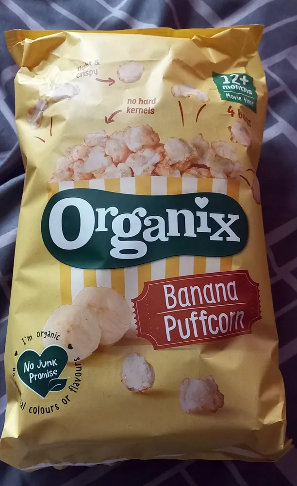 Banana puffcorn