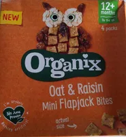 Oat & raisin mini flapjack bites
